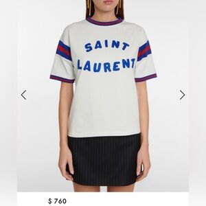 Saint Laurent Sports Tee Size XS